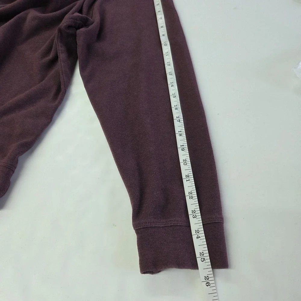 Page & Tuttle Quarter-Zip Pullover Mens XL Burgundy Silver Bay Golf‎ Club Cotton